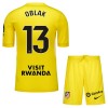 Original Trikotsatz Atlético Madrid Oblak 13 Torwart 2025-26 Gelbe Für Kinder